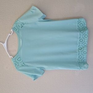 Mint green top